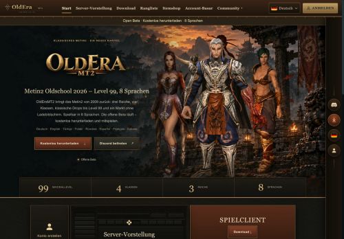 Screenshot OldEraMT2 — Open Beta | Level 1–99 | 8 Languages | Prestige